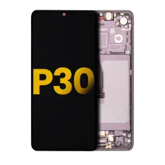 Ecrã OLED com Aro para Huawei P30 (Recondicionado) (Black)