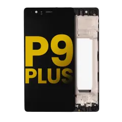 Ecrã LCD com Aro para Huawei P9 Plus (Recondicionado) (Quartz Gray)