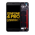 Ecrã LCD com Aro para Asus ZenFone 4 Pro (ZS551KL / 2017) (Recondicionado) (Black)