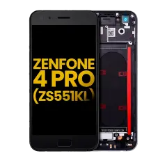 Ecrã LCD com Aro para Asus ZenFone 4 Pro (ZS551KL / 2017) (Recondicionado) (Black)