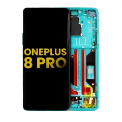 Ecrã OLED com Aro para OnePlus 8 Pro (Recondicionado) (Glacial Green)