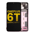 Ecrã OLED com Aro para OnePlus 6T (A6010 / A6013) (Recondicionado) (Thunder Purple)