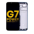 Ecrã LCD com Aro para Motorola Moto G7 Power (XT1955-2/4/7 / 2019) (International Version) (154MM) (Recondicionado) (Marine Blue)