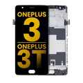 Ecrã OLED com Aro para OnePlus 3 / OnePlus 3T (Recondicionado) (Black)