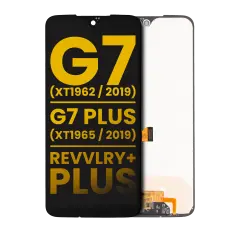 Ecrã LCD sem Aro para Motorola Moto G7 (XT1962 / 2019) / G7 Plus (XT1965 / 2019) / T-Mobile Revvlry Plus (Recondicionado) (Todas as Cores)