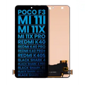 Ecrã LCD sem Aro para Xiaomi Poco F3 / MI 11i / MI 11X / MI 11X Pro / Redmi K40 / K40 Pro / K40 Pro+ / K40S / Black Shark 4 / Black Shark 4 Pro / Black Shark 4S / Black Shark 4S Pro / Black Shark 5RS (Aftermarket: Incell) (Todas as Cores)
