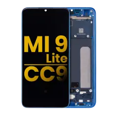 Ecrã OLED com Aro para Xiaomi Mi 9 Lite / CC9 (Recondicionado) (Aurora Blue)
