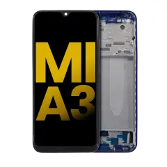 Ecrã OLED com Aro para Xiaomi Mi A3 (Recondicionado) (Blue)