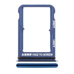 Dual Sim Card Tray para Xiaomi Mi 8 (Blue)