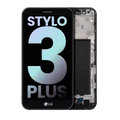 Ecrã LCD com Aro para LG Stylo 3 Plus (TP450 / MP450 / M470) (OEM Original) (Black)
