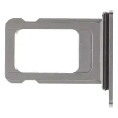 Single Sim Card Tray para iPhone 13 Pro / 13 Pro Max (OEM Original) (Silver)