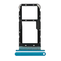 Dual Sim Card Tray para Motorola Moto E7 Power (XT2097-6 / 2021) (Tahiti Blue)
