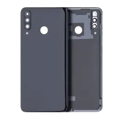 Back cover Glass With Camera Lens para Huawei P30 Lite / Nova 4E (4GB RAM / Without Logo) (Midnight Black)