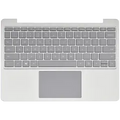 Palmrest com Teclado (ANSI US) and Trackpad para Microsoft Surface Laptop Go (1943) (Silver)