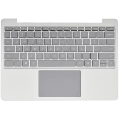 Palmrest com Teclado (ANSI US) and Trackpad para Microsoft Surface Laptop Go (1943) (Silver)