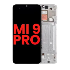 Ecrã OLED com Aro para Xiaomi Mi 9 Pro (Compatível Plus) (Dream White)