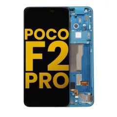 Ecrã OLED com Aro para Xiaomi Poco F2 Pro / Redmi K30 Pro (Recondicionado) (Neon Blue)