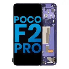 Ecrã LCD com Aro para Xiaomi Poco F2 Pro / Redmi K30 Pro (Aftermarket: Incell) (Electric Purple)