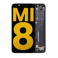 Ecrã OLED com Aro para Xiaomi Mi 8 (Recondicionado) (Black)