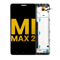 Ecrã LCD com Aro para Xiaomi Mi Max 2 (Recondicionado) (Matte Black)