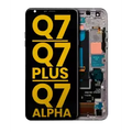 Ecrã LCD com Aro para LG Q7 / Q7 Plus / Q7 Alpha (Recondicionado) (Silver)