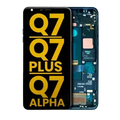 Ecrã LCD com Aro para LG Q7 / Q7 Plus / Q7 Alpha (Recondicionado) (Light Blue)