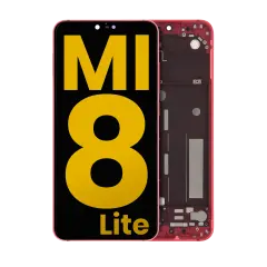 Ecrã LCD com Aro para Xiaomi Mi 8 Lite (Recondicionado) (Twilight Gold)