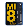 Ecrã LCD com Aro para Xiaomi Mi 8 Lite (Recondicionado) (Aurora Blue)