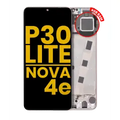 Ecrã LCD com Aro para Huawei P30 Lite / Nova 4e (Recondicionado) (4GB RAM) (Pearl White)