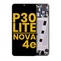 Ecrã LCD com Aro para Huawei P30 Lite (2019) / Nova 4e (4GB RAM) (Recondicionado) (Midnight Black)