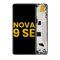 Ecrã LCD com Aro para Huawei Nova 9 SE (Recondicionado) (Midnight Black)
