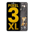 Ecrã OLED com Aro para Google Pixel 3 XL (Recondicionado) (Just Black)
