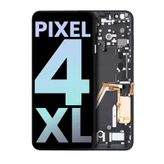 Ecrã OLED com Aro para Google Pixel 4 XL (OEM Original) (Clearly White Power Button)