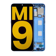 Ecrã OLED com Aro para Xiaomi Mi 9 (Recondicionado) (Ocean Blue)
