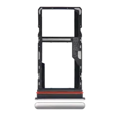 Single Sim Card Tray para Motorola Moto G51 5G (XT2171 / 2021) (Bright Silver)