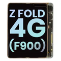 Inner Ecrã OLED com Aro para Samsung Galaxy Z Fold 4G (F900) (Service Pack) (Cosmos Black)
