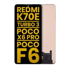Ecrã OLED sem Aro para Xiaomi Redmi K70E / Turbo 3 / Poco X6 Pro / Poco F6 (Recondicionado) (Todas as Cores)