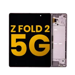 Inner Ecrã OLED com Aro para Samsung Galaxy Z Fold 2 5G (Recondicionado) (Mystic Bronze)
