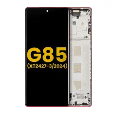 Ecrã OLED com Aro para Motorola Moto G85 (XT2427-3 / 2024) (Recondicionado) (Magenta)
