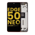 Ecrã OLED com Aro para Motorola Moto Edge 50 Neo (XT2409-3 / 2024) (Recondicionado) (Poinciana)