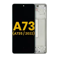 Ecrã OLED com Aro para Samsung Galaxy A73 (A735 / 2022) (Recondicionado) (Mint)