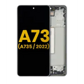 Ecrã OLED com Aro para Samsung Galaxy A73 (A735 / 2022) (Recondicionado) (Gray)