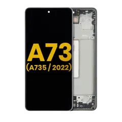 Ecrã OLED com Aro para Samsung Galaxy A73 (A735 / 2022) (Recondicionado) (Gray)