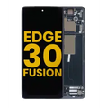 Ecrã OLED com Aro para Motorola Moto Edge 30 Fusion (XT2243 / 2022) (Recondicionado) (Cosmic Gray)