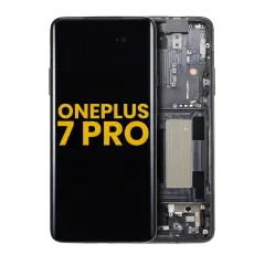 Ecrã OLED com Aro para OnePlus 7 Pro / 7T Pro (Recondicionado) (Mirror Gray)