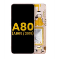 Ecrã OLED com Aro para Samsung Galaxy A80 (A805 / 2019) (Angel Gold) (Recondicionado)