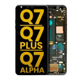 Ecrã LCD com Aro para LG Q7 / Q7 Plus / Q7 Alpha (Recondicionado) (Aurora Black)
