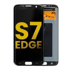 Ecrã OLED sem Aro para Samsung Galaxy S7 Edge (All Models) (Recondicionado) (Black)
