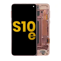 Ecrã OLED com Aro para Samsung Galaxy S10E (Recondicionado) (Flamingo Pink)