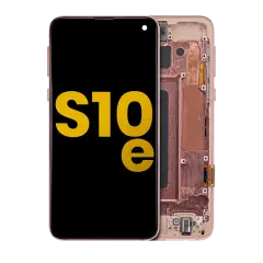 Ecrã OLED com Aro para Samsung Galaxy S10E (Recondicionado) (Flamingo Pink)